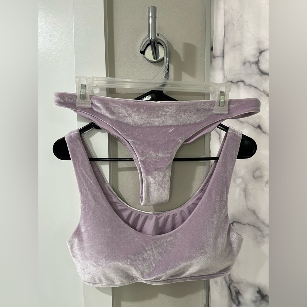H&M Lavender Velvet Bikini